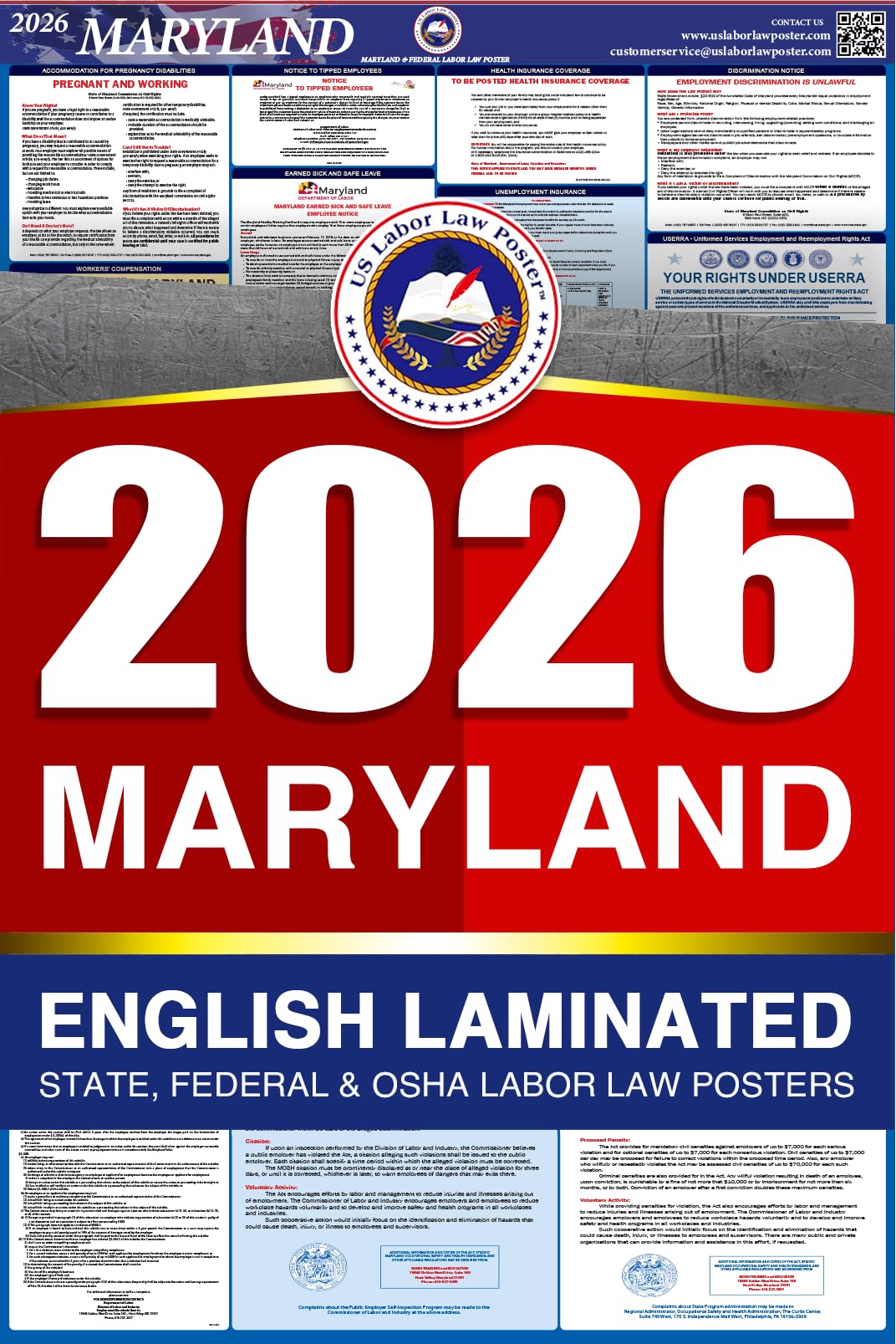 Amazon.com: 2026 Maryland MD All-in-One Workplace Compliance